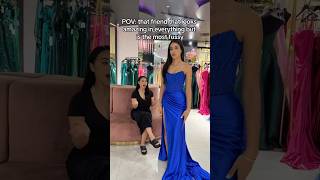 Tag that fussy friend 🤣 prom promdress formal promdressideas promdressshopping [upl. by Goldman]