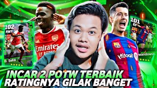 GUA GACHA DEMI POTW SAKA 102 amp LEWANDOWSKI BOOSTER TERHEBAT EFOOTBALL 2024 MOBILE [upl. by Chandler237]