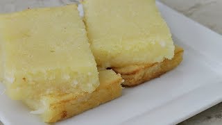 Cassava Cake Recipe  PAANO GUMAWA NG CASSAVA CAKE  Filipino Recipes [upl. by Adoree]