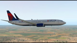 Первый полет на Боинге 737 в XPlane 11 в VR шлеме [upl. by Oremar841]