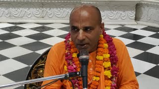 HH Bhakti Karunamayi Vanmali Swami BG Chapter 13  ISKCON Vrindaranyam [upl. by Nonnahsal709]