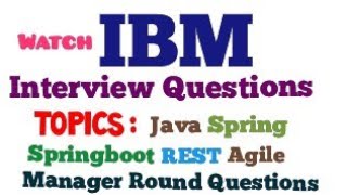 IBM Interview Questions  Interview Experience  Freshers and Experienced [upl. by Aisila]