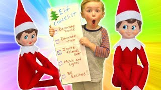 DIY Elf on the Shelf Checklist  DavidsTV [upl. by Amrak]