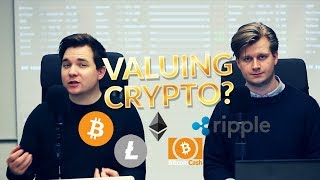 Valuing cryptocurrencies  PricetoNetwork Value BTC ETH LTC XRP BCH [upl. by Eciened587]