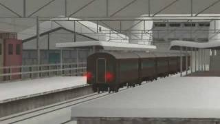 RailSim2バーチャル蔵部駅 26 「舟歌」 [upl. by Zingg]