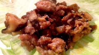 Minced Pork Wraps with Dry Chinese Shiitake Mushrooms and Oysters 冬菇蠔豉菘 [upl. by Grigson]