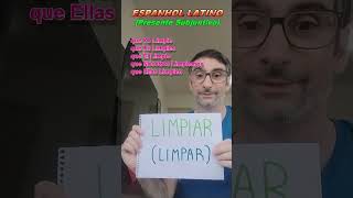 LIMPIAR SUBJUNT espanholparabrasileiros espanhol brasileirosnaflorida aprenderespanhol shorts [upl. by Ancel]