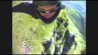 Insane Wingsuit Base Jump [upl. by Kusin]