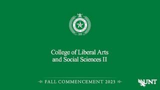 CLASS II  UNT Commencement Fall 2023 [upl. by Coleville]