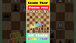 CHESS TRAP SEEKHO 😍😍  GM TEACH CHESS TRAP 🌹 FISHING POLE TRAP👍 chessshorts bareilly [upl. by Lani]