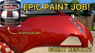 Painting My Motorcycle Fairings At Home PART 3 DUPLICOLOR PAINT SHOP HVLP GUN [upl. by Delfine]