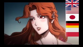 Castlevania MULTILANGUAGE DEATH Lenore [upl. by Llertal289]