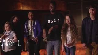 KIDS UNITED  Sur Ma Route feat Black M Lyrics video [upl. by Annayr]