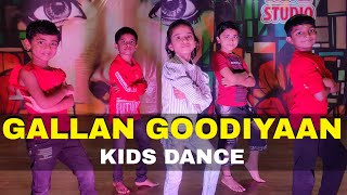 Gallan Goodiyaan Dance Cover  Dil Dhadakne Do  Kids Dance Video  Bollywood Easy Dance Step [upl. by Karlise895]