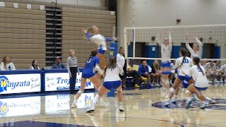 Wayzata Volleyball Sweeps STMA [upl. by Eileme]