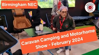 2024 Caravan Camping and Motorhome Show February  Birmingham NEC [upl. by Philander]