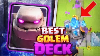 BEST GOLEM DECK FOR BALANCE CHANGES 🏆  NO ONE CAN STOP THIS 💪 [upl. by Airdnekal]