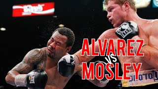 Saul Canelo Alvarez contra Sugar Shane Mosley highlights [upl. by Mead]