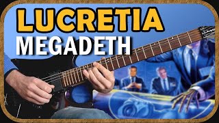 LUCRETIA  Marty FriedmanMegadeth  CoverTutorial [upl. by Tine]