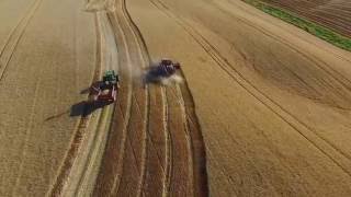 Harvesting wheat on the Palouse [upl. by Olshausen]