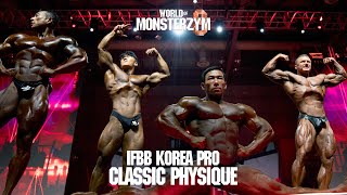 2023 World of Monsterzym 8 Korea Pro Classic Physique Comparison [upl. by Elinet831]