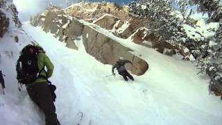 Ian Provo skis the Hypodermic Needle in Utah [upl. by Rifkin]