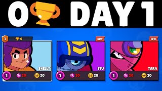 I made a quot0 Trophyquot account  22 Free Brawlers [upl. by Dianne]