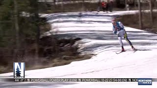 Spirit Mountain scrapes together track for national cross country ski race [upl. by Anwadal]