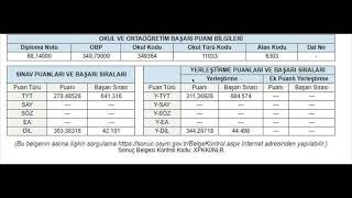 2022 PMYO TABAN PUANI İÇİN SONUÇ BELGESİNDE NEREYE BAKMAMIZ GEREKİYOR 2022 PMYO HAM PUAN NEDİR [upl. by Socha]