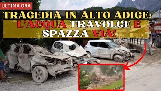 TRAGEDIA IN ALTO ADIGE VAL PUSTERIA SPAZZATA VIA DAL MALTEMPO VALDAORA COLPITA DURAMENTE [upl. by Diad]