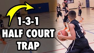 131 Half Court Trap Basketball Defense [upl. by Meluhs]