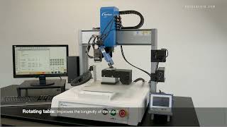 4Axis PROPlus Automated Dispensing System Automation with a Rotating Table  Nordson EFD [upl. by Sidney662]