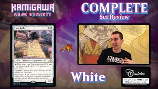 ⚪ Complete Set Review  Kamigawa Neon Dynasty  White Cards  Constructed And Limited [upl. by Edmon411]