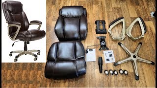 🛠️ DIY How to assemble an Amazon Basics Office Chair Complete setup tutorial and instructions [upl. by Nuriel]