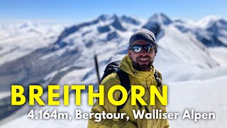 Breithorn 4164m  Einfache Bergtour Walliser Alpen Zermatt [upl. by Alberta]