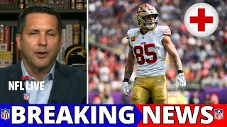 ITS OVER FOR HIM GEORGE KITTLE SUFFERS A SERIOUS INJURY SADNEWS FOR THE FANS 49ERS NEWS [upl. by Lim]