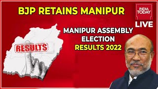 Manipur Election Results LIVE  BJP Retains Manipur  Manipur Result News Live [upl. by Etnomaj806]