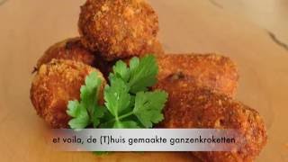 kroketten en bitterballen maken met recept van gans [upl. by Aradnahc490]