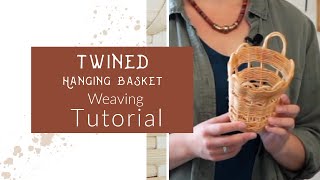 Beginner Basket Weaving Tutorial [upl. by Adirahs182]