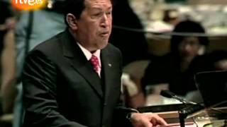 Chávez llama quotdiabloquot a George W Bush en la ONU [upl. by Letsou]