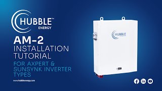 Hubble Lithiums 51V 55KW AM2 Installation Tutorial for Sunsynk amp Axpert Inverter Types 2022 [upl. by Anelrats]