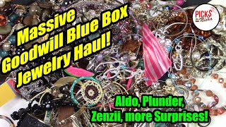 Goodwill Blue Box Jewelry Haul [upl. by Arathorn]