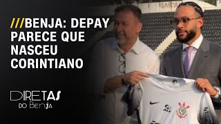 Benja Depay parece que nasceu corintiano  DIRETAS DO BENJA [upl. by Llerrut]