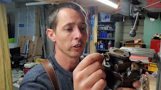 Allis Chalmers D14 CarburetorMarvel Schebler Rebuild  Part 1  Disassembly [upl. by Htims]