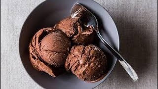 How to make homemade dark chocolate ice cream easy [upl. by Ephram]