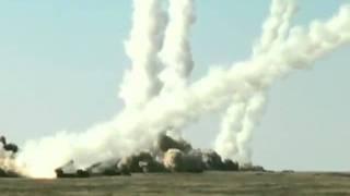 Missiles Launch TBM «IskanderM» OTR «Tochka» MLRS «Smerch» [upl. by Balas748]