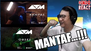 OBSES x RAMPAS  Akim amp The Majistret LIVE KSSLS INDOREACT [upl. by Jamesy]