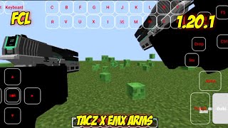 Review Mod TACZ EMX Arms FoldCraft Launcher Minecraft Indonesia [upl. by Aryn83]