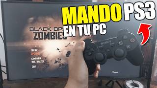 ✅ Conectar o Usar MANDO PS3 en PC  GENÉRICO y ORIGINAL RAPIDO y FACIL 2024 [upl. by Leoj]