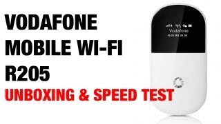 Vodafone Mobile WiFi R205 Unboxing amp Speed Test [upl. by Balac496]